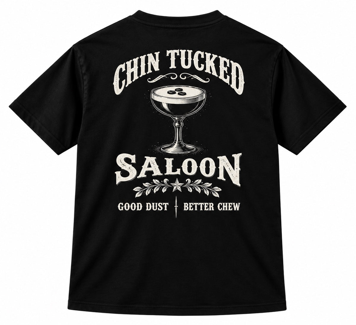 Chin Tucked Saloon tee