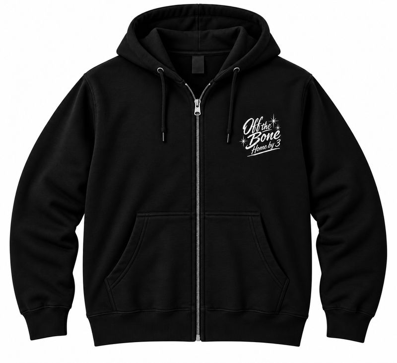 Off The Bone zip hoodie